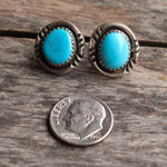 Vintage Sterling Turquoise Earrings