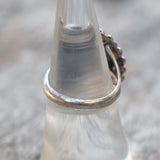 Vintage Sterling Turquoise Ring 6.75