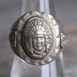 Vintage Mexican Big Chief Souvenir Ring 8.75