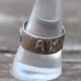 Vintage Sterling Silver Handmade Band 9.25