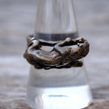 Vintage Sterling Panther Ring 9