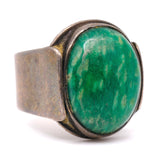 Vintage Sterling Turquoise Ring 10.5