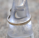 Vintage Sterling Mother Of Pearl Ring 8.5