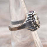 Vintage Sterling 1959 Class Signet Ring 6.75