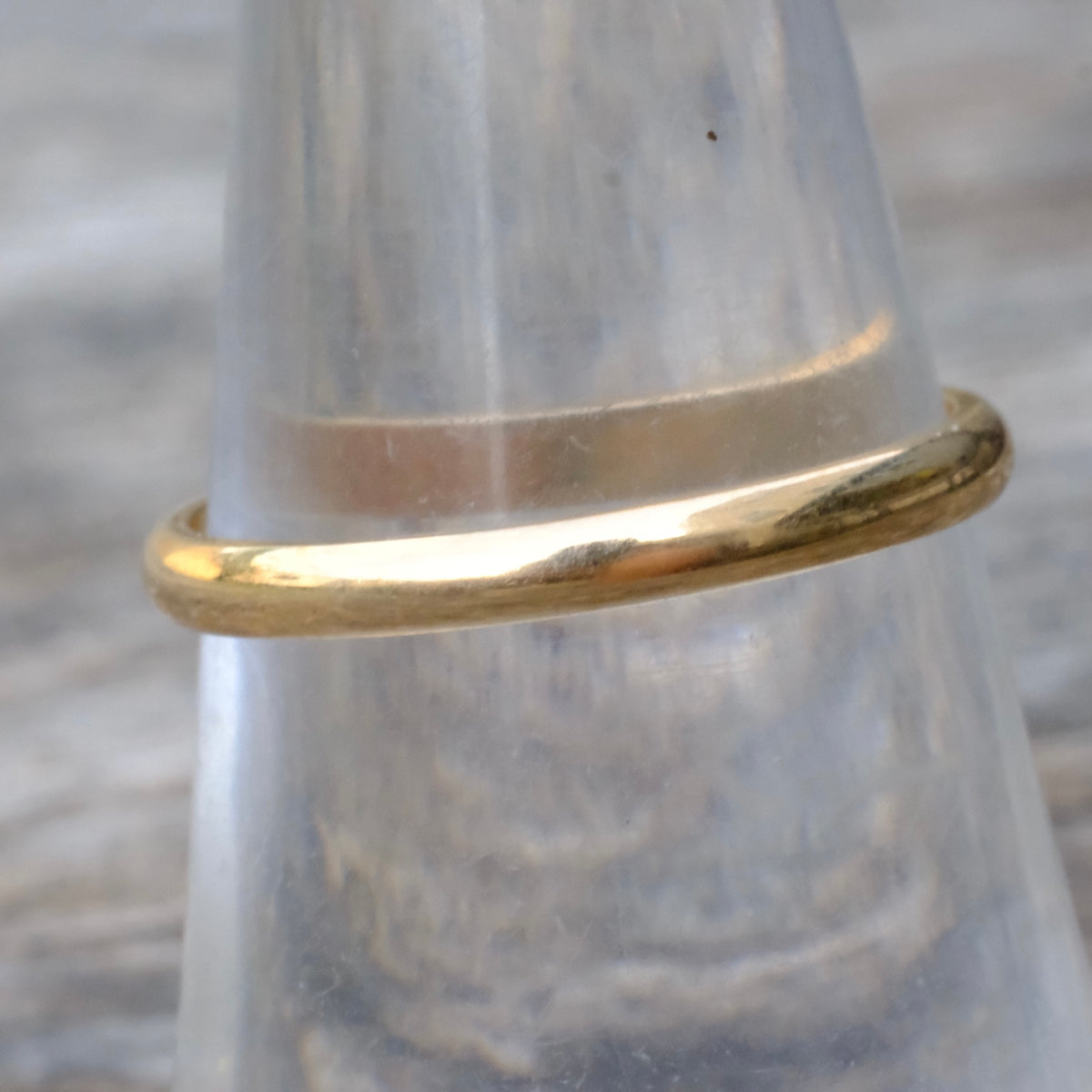 Vintage 14K Gold Band Ring 6.75