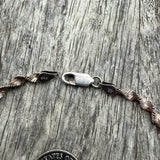 Vintage Sterling Woven Chain Bracelet