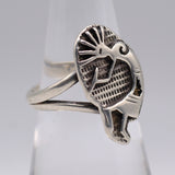 Vintage Sterling Silver Kokopelli Ring 6.25