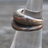 Vintage Sterling Silver Modernist Ring 5
