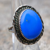 Vintage Sterling Blue Howlite Ring 7