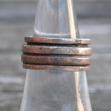 Vintage Sterling Ribbed Band 7