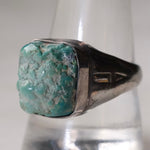 Vintage Sterling Seafoam Turquoise Ring 11.5