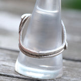 Vintage Sterling Turquoise and Coral Claw Ring 11