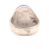 Vintage Sterling Onyx Inlay Ring 11