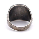 Vintage Sterling Military Signet Ring 9.75