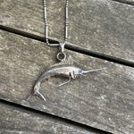 Vintage Sterling Marlin Necklace
