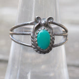 Vintage Sterling Turquoise Ring 7.25