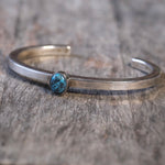 Vintage Sterling Turquoise Cuff