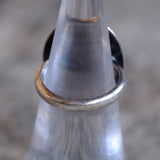 Vintage Sterling Turquoise Shadowbox Ring 4.5