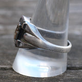 Vintage Sterling G Initial Ring 11.75