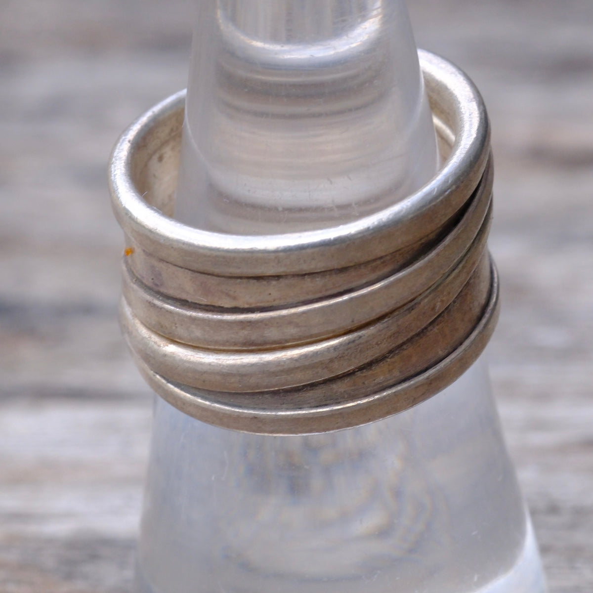 Vintage Sterling Silver Band Ring 7