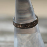 Vintage Sterling MOP Inlay Ring 6