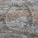 Vintage Sterling Silver Curb Bracelet