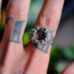 Vintage Sterling Silver Horseshoe Ring 9.75