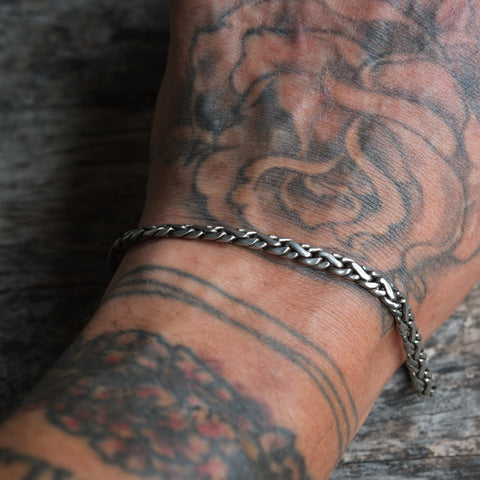 Vintage Sterling Chain Bracelet