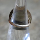 Vintage Sterling Turquoise Roper Ring 4.25