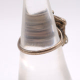 Vintage Sterling Coral Ring 6.75