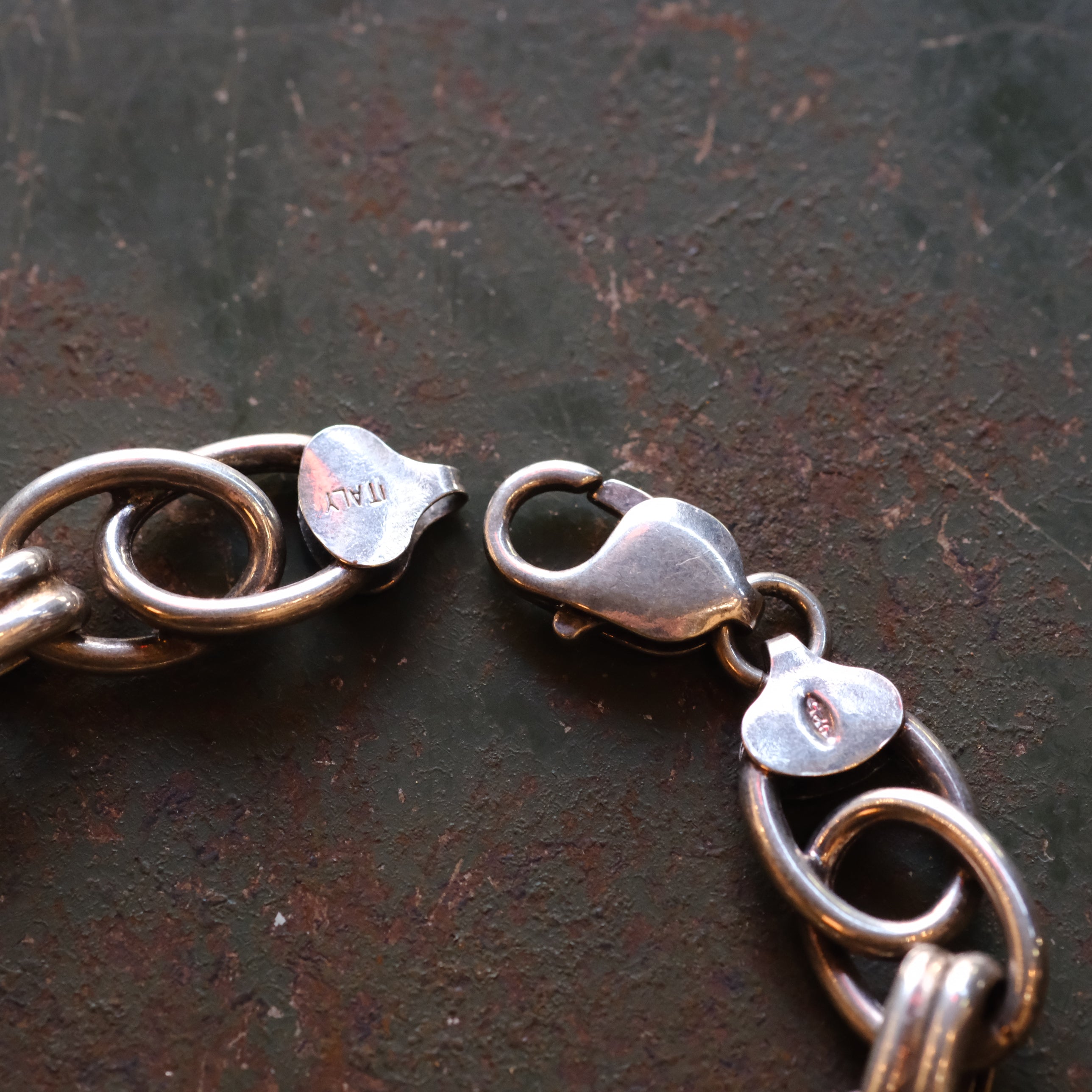 Vintage Sterling Silver Chain Bracelet