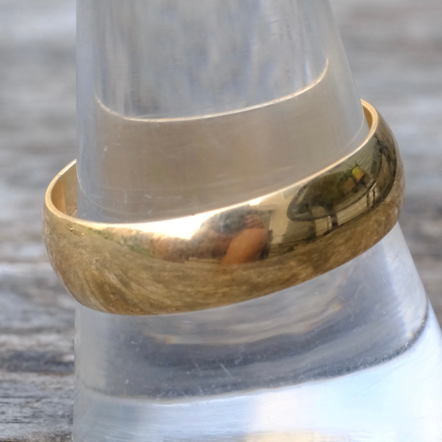 Vintage 14K Gold Band Ring 10.75