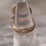 Vintage Sterling Mother Of Pearl Ring 5