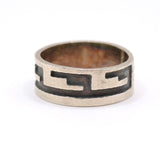 Vintage Sterling Southwestern Band Ring 7.25