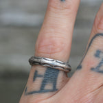 Vintage Sterling Silver Stamped Band 6.25
