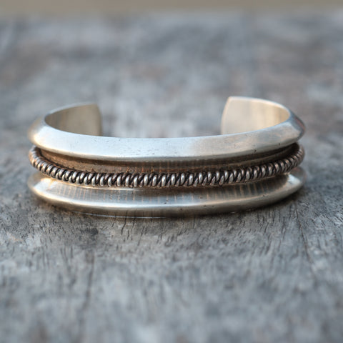Vintage Thick Sterling Mens Cuff