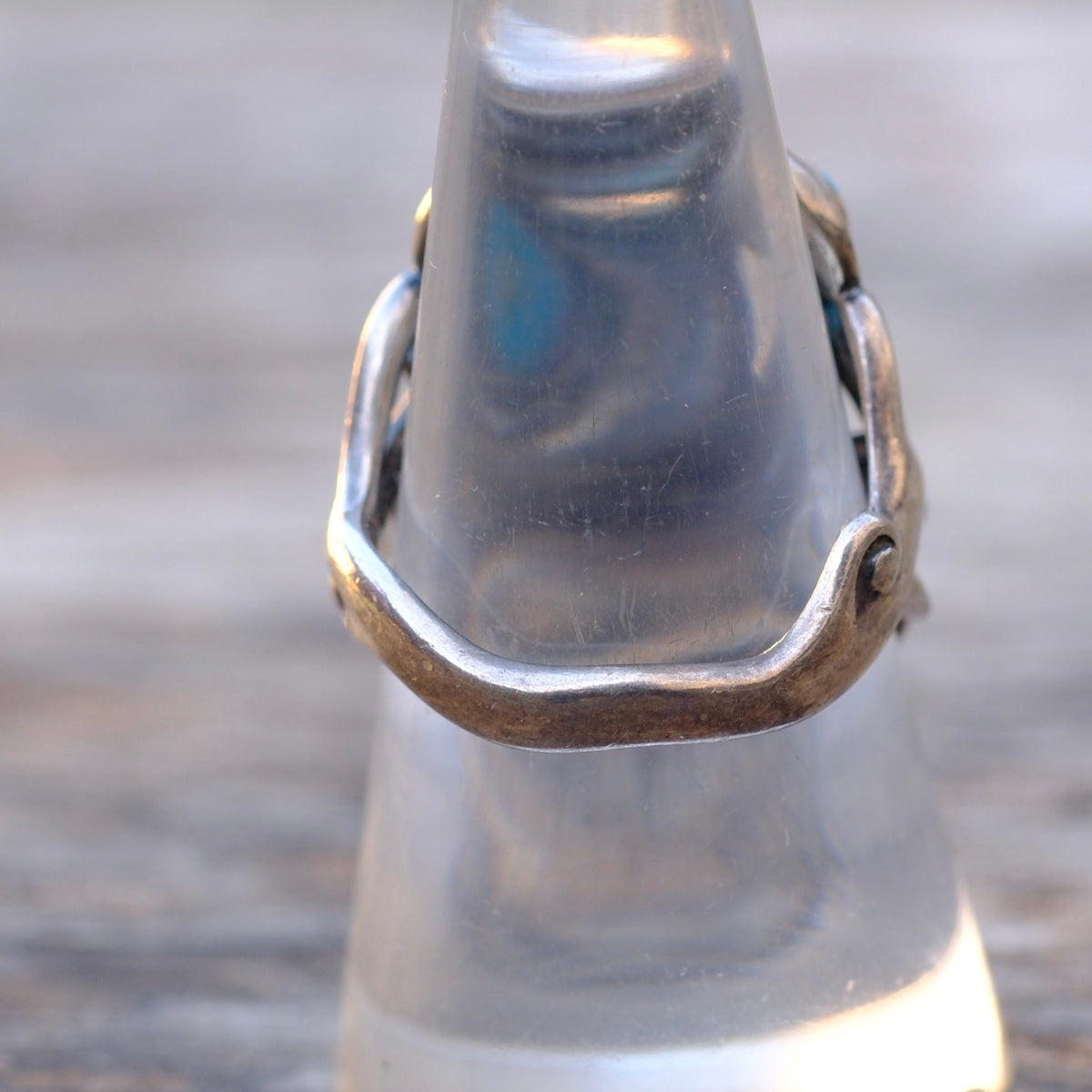 Vintage Sterling 7-Stone Turquoise Ring 8