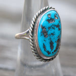 Vintage Sterling Turquoise Ring 6