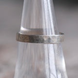 Vintage Sterling Silver Textured Band 6