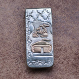 Vintage Sterling and Gold Money Clip