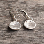 Vintage Sterling Turquoise and Opalite Inlay Earrings