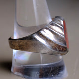 Vintage Sterling Red Jasper Ring 11.75