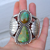 MASSIVE Vintage Sterling Royston Winged Cuff