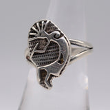 Vintage Sterling Silver Kokopelli Ring 6.25