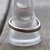 Vintage White Bronze Biker Ring 11.5