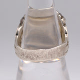 Vintage Sterling Turquoise Horseshoe Ring 10