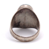 Vintage Sterling Multistone Inlay Stamped Band Ring 9