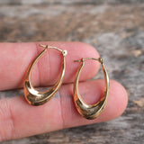 Vintage 14K Gold Hoop Earrings