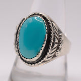 Vintage Sterling Turquoise Ring 10
