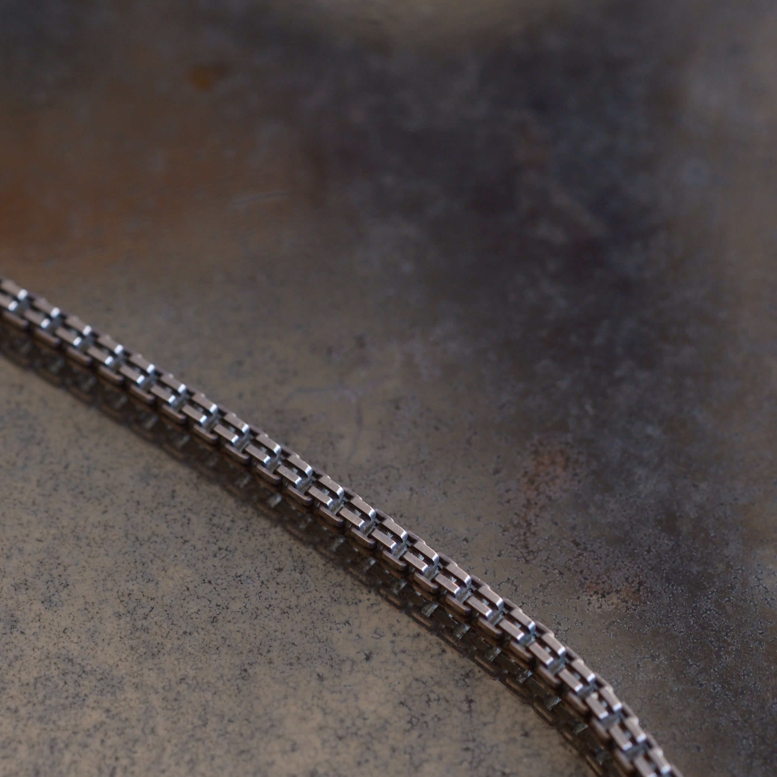 Vintage Sterling Silver Fancy Link Chain Necklace